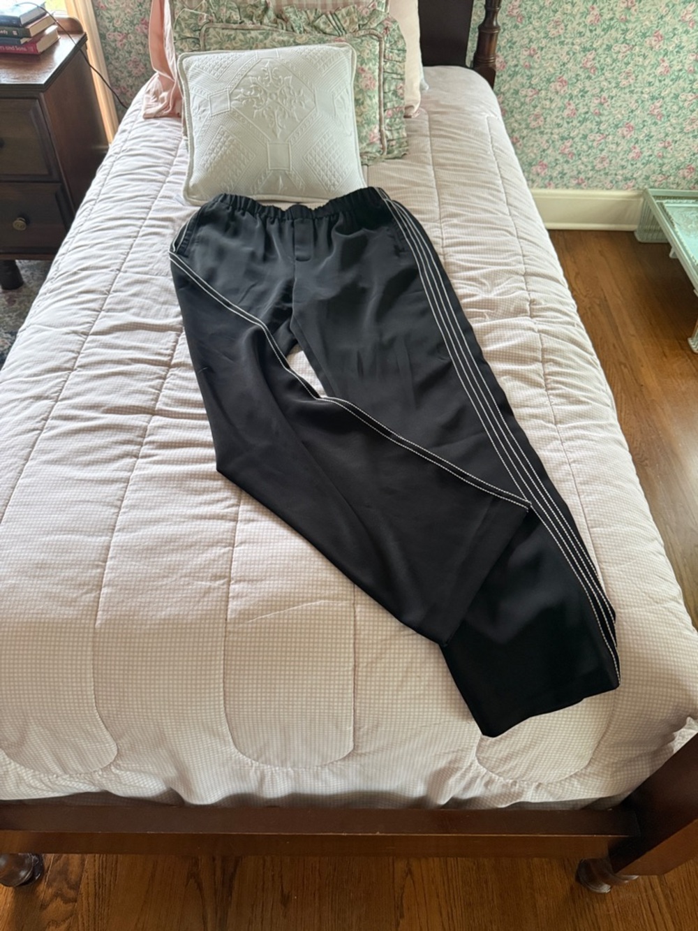 Current Air Los Angeles Black Elastic Waist Pants